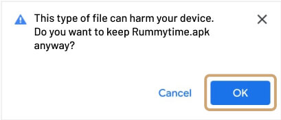 Rummy Fun Installation Step 1
